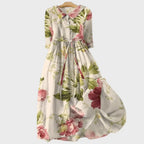 Elowen | Elegant Belted Midi Dress