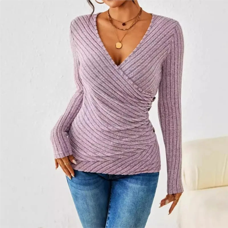 Trexi | Casual Women’s Tummy-Tucking Long Sleeve Top