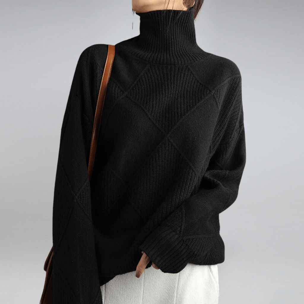 Women’s Soft Turtleneck Knit Sweater