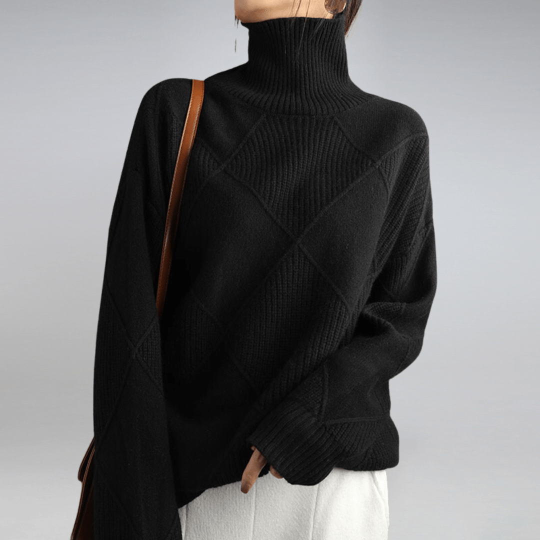 Women’s Soft Turtleneck Knit Sweater