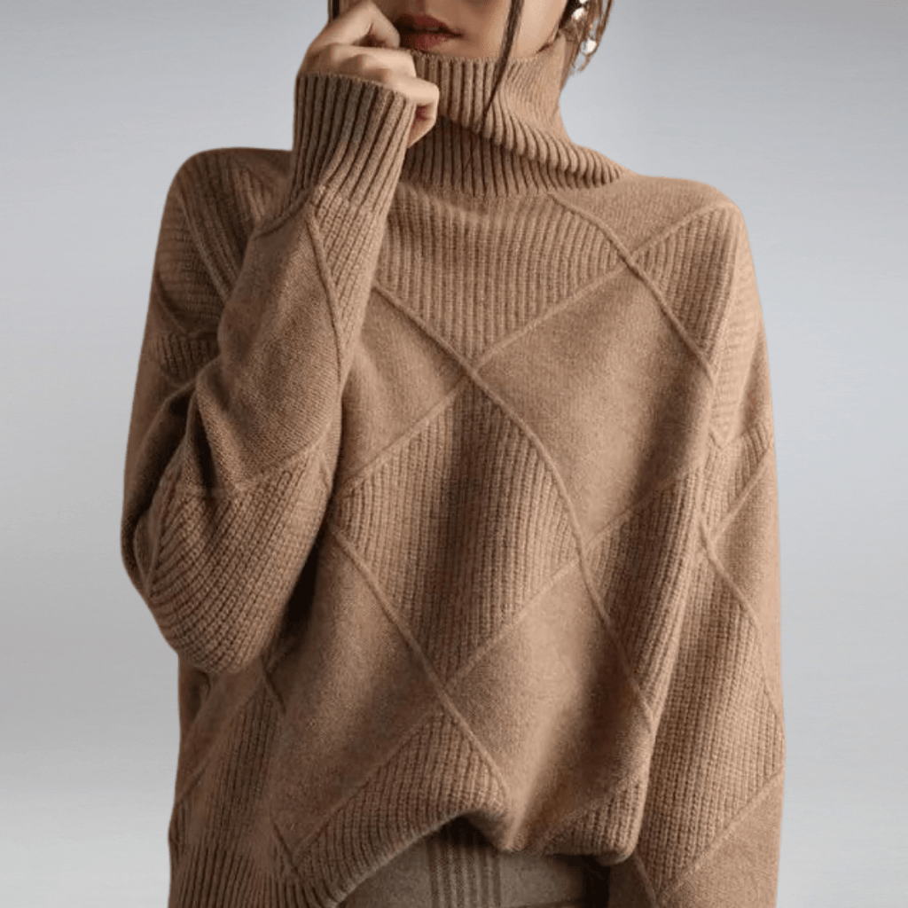 Women’s Soft Turtleneck Knit Sweater