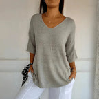 Noelia | Casual Lightweight V-Neck Sweater