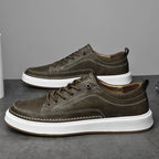 Men’s Faux Leather Sneakers