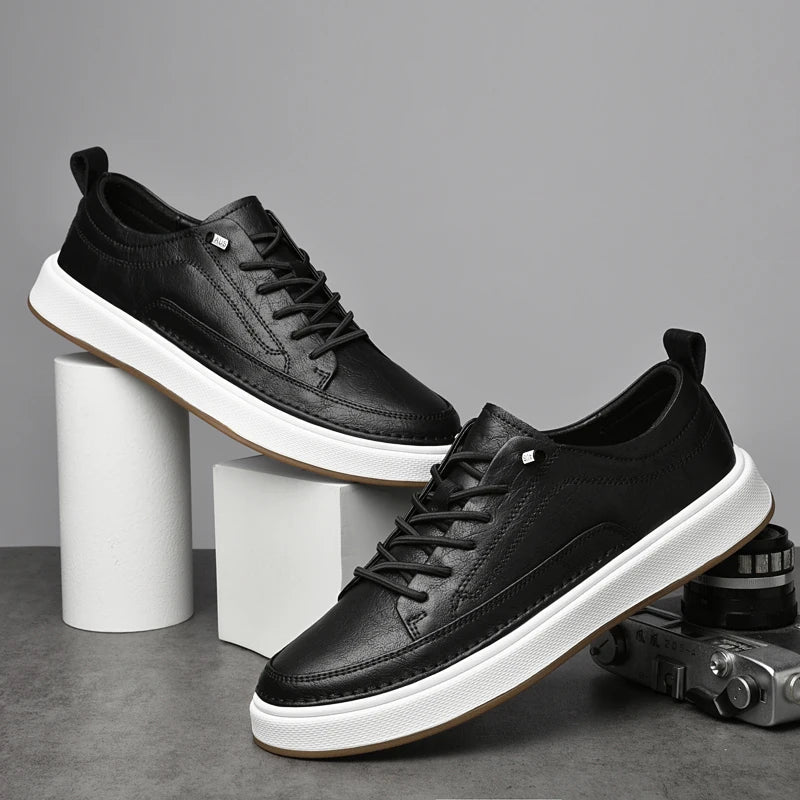 Men’s Faux Leather Sneakers