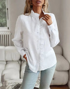 Isolde | Feminine Ruffle Button Blouse