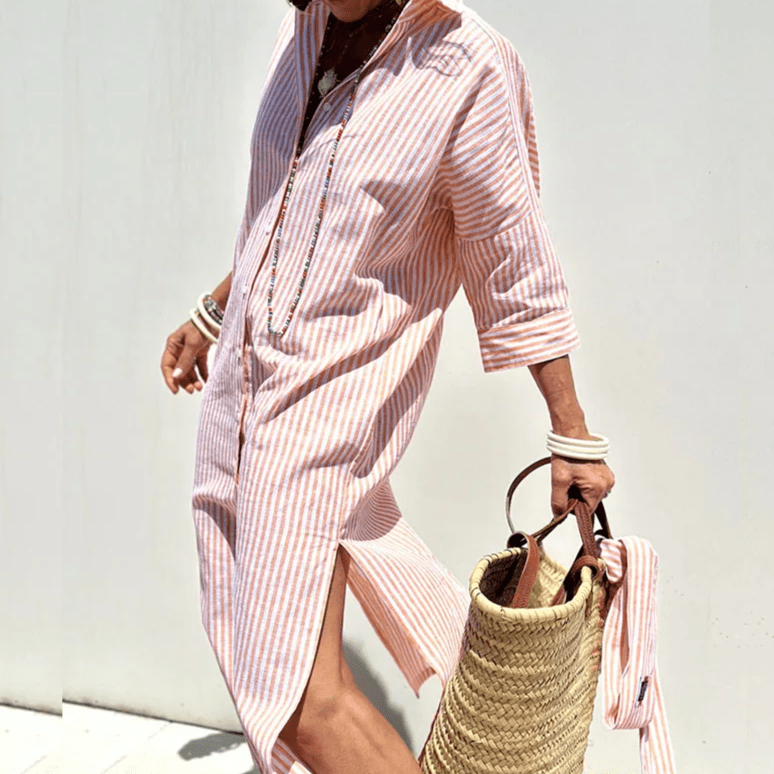 Colbie | Urban Striped Women’s Shirt Dress