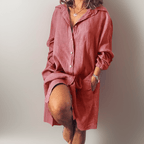 Nola | Casual Shirt Dress