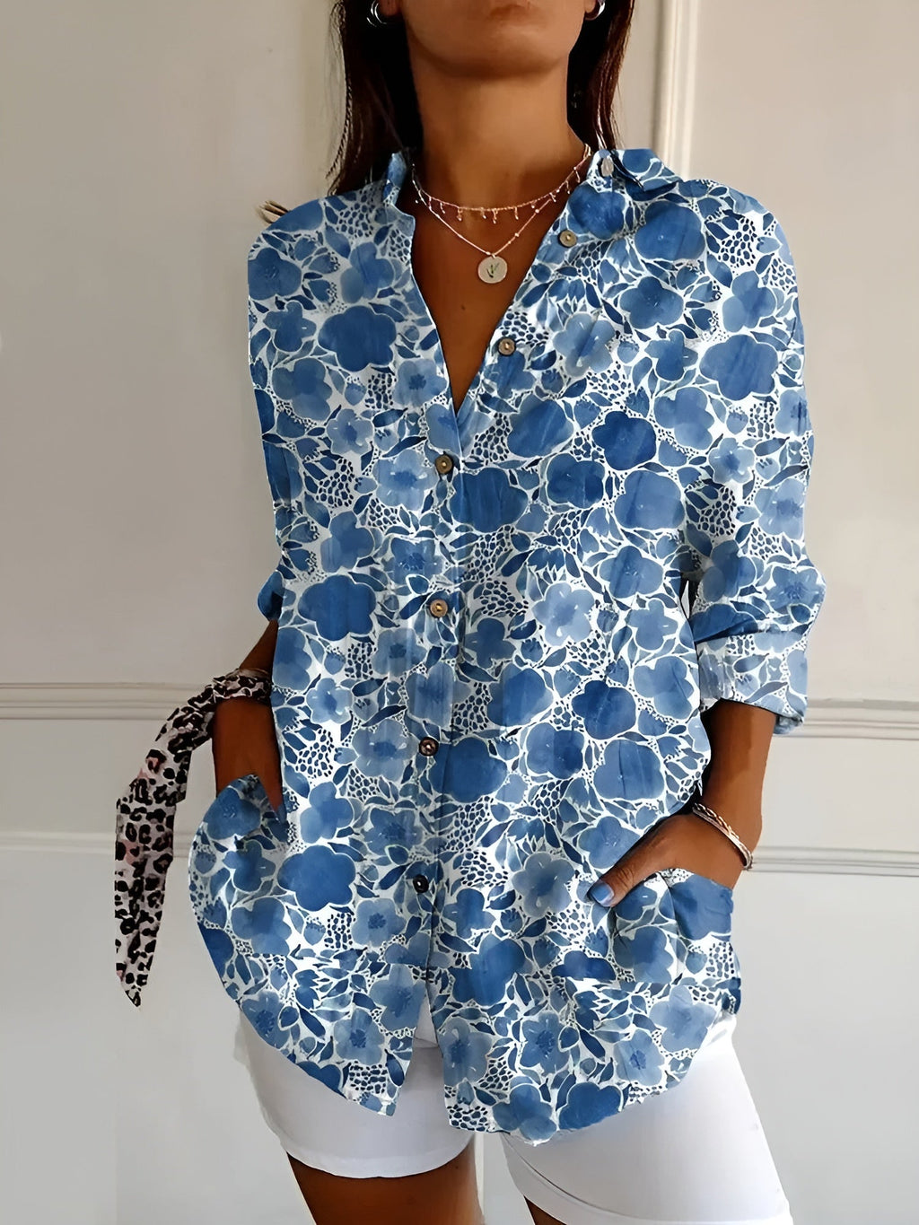 Emma | Elegance Button-Up Shirt