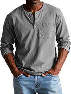 Men’s Casual Long Sleeve Button Shirt