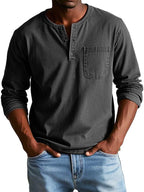Men’s Casual Long Sleeve Button Shirt