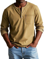 Men’s Casual Long Sleeve Button Shirt