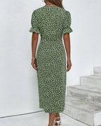 Isolde | Floral V-Neck Dress