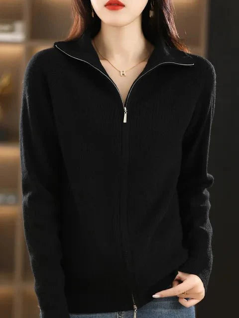 Inggrid - Casual knitted soft jacket