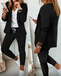 Women’s Casual Blazer & Jogger Set