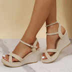 Serelina | Elegant Strappy Wedge Sandals
