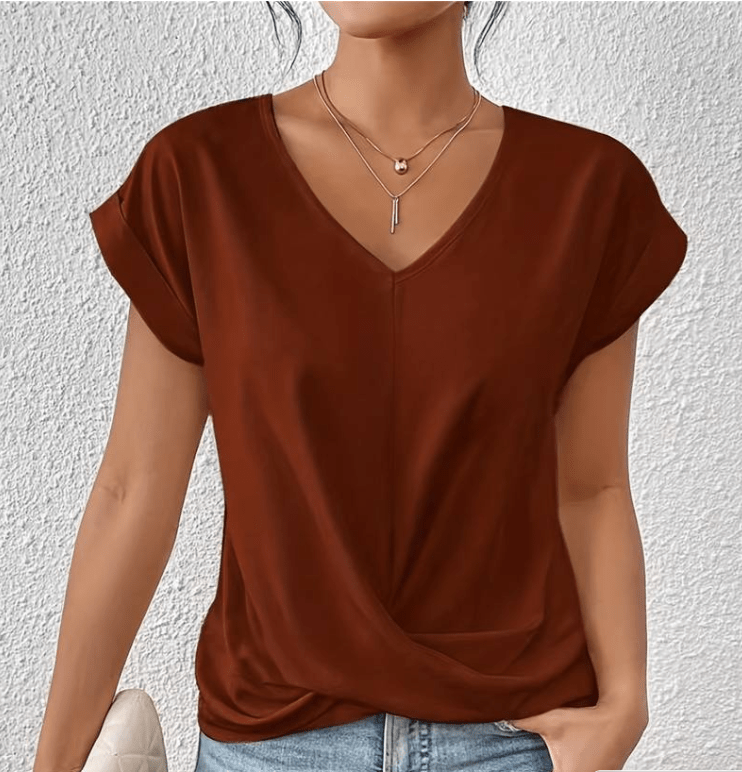 Women’s Tummy Control V-Neck Top