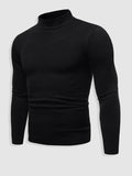 Men’s Basic Turtleneck Knit Jumper