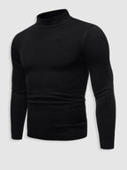 Men’s Basic Turtleneck Knit Jumper