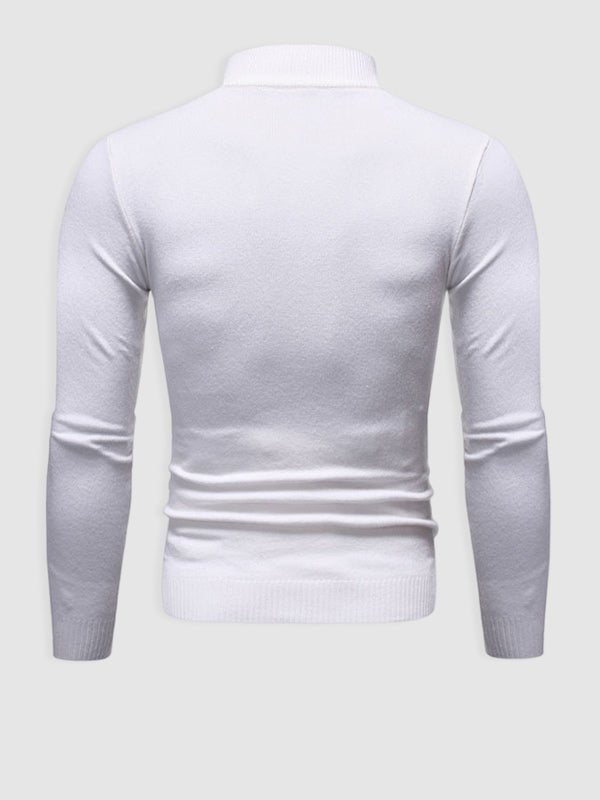 Men’s Basic Turtleneck Knit Jumper