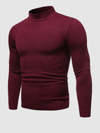 Men’s Basic Turtleneck Knit Jumper