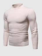 Men’s Basic Turtleneck Knit Jumper
