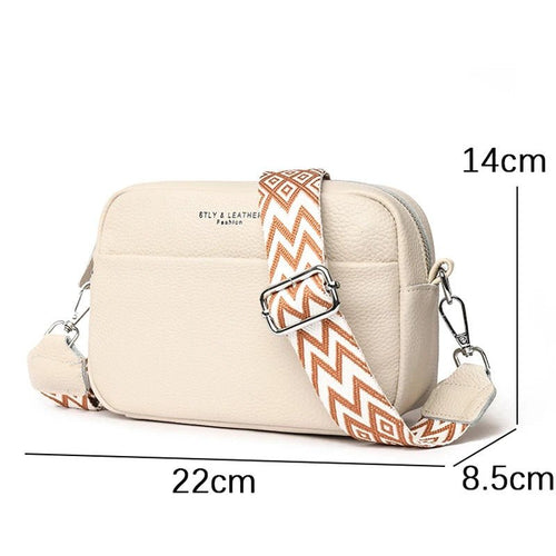 Callista | Bold Chevron Strap Crossbody Bag