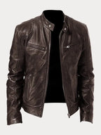 Casual Faux Leather Jacket for Men