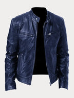 Casual Faux Leather Jacket for Men