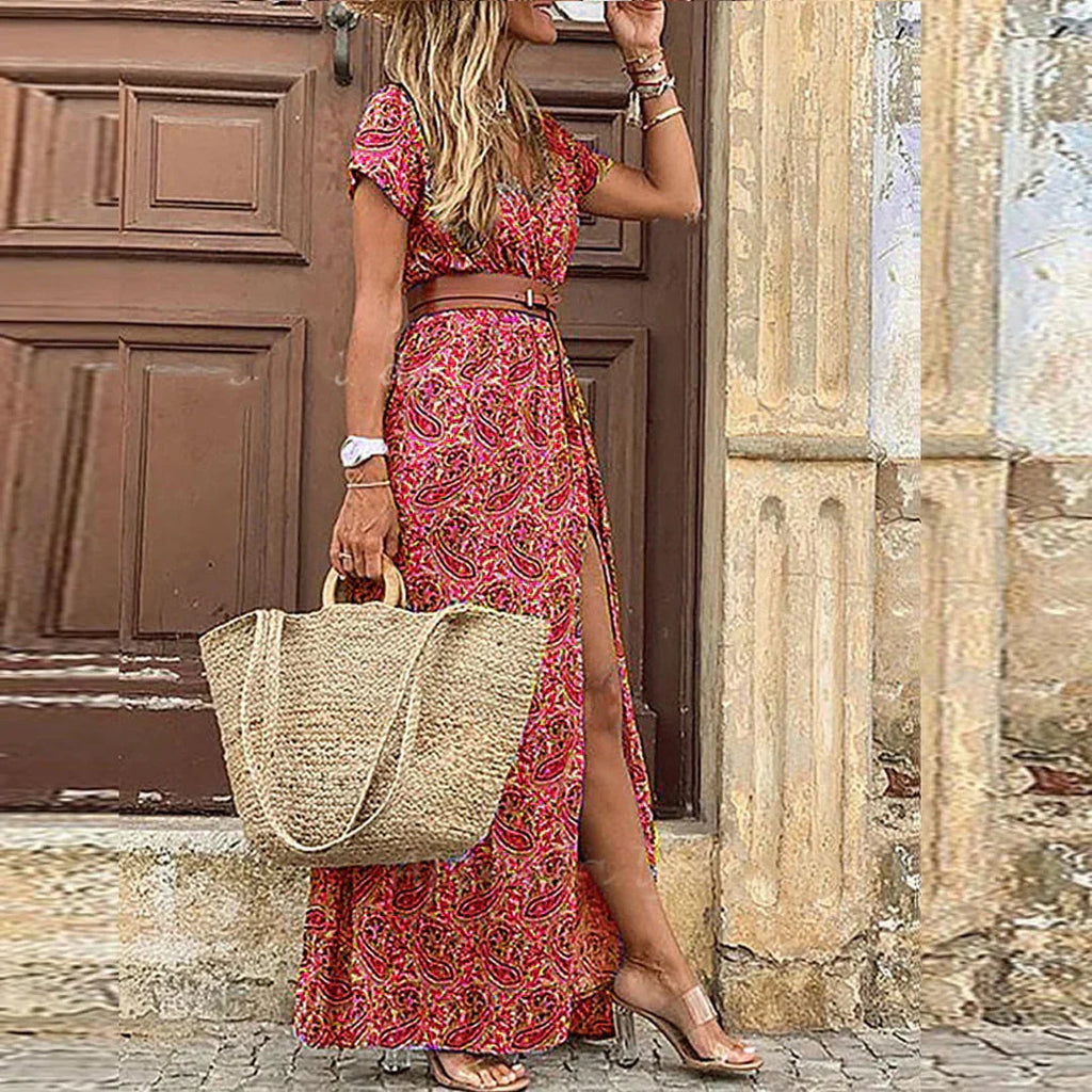 Selene | Elegant Boho Maxi Dress