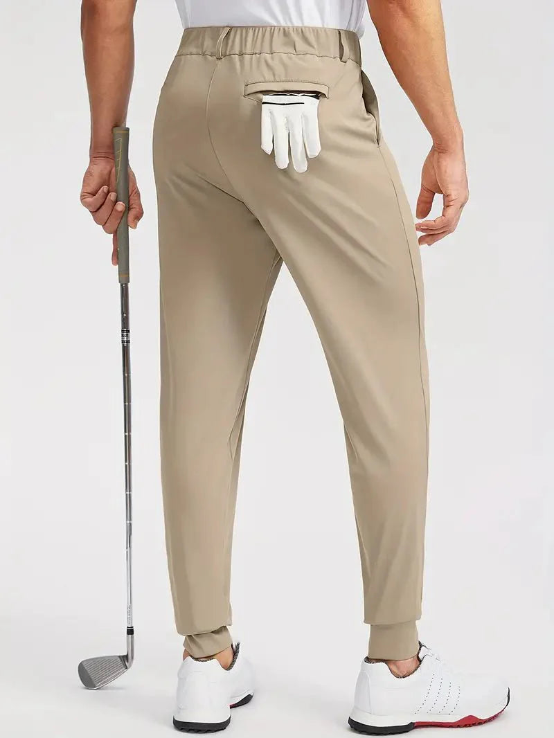 Men’s Golf Pants Stretch Slim Fit Performance Trousers