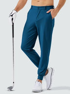 Men’s Golf Pants Stretch Slim Fit Performance Trousers