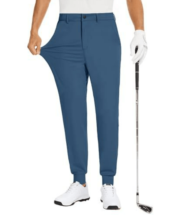 Men’s Golf Pants Stretch Slim Fit Performance Trousers