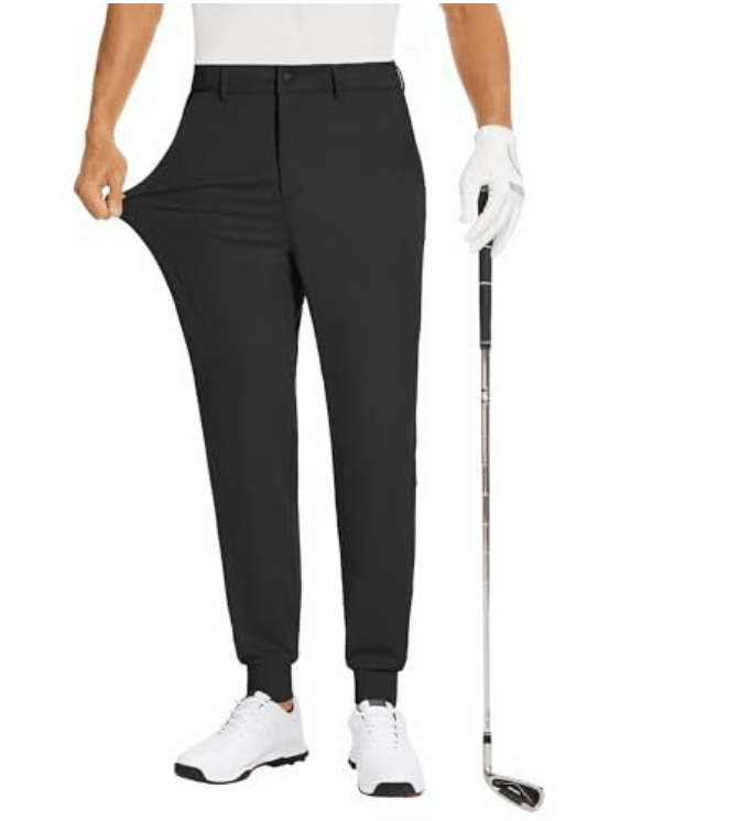 Men’s Golf Pants Stretch Slim Fit Performance Trousers