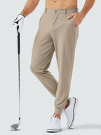 Men’s Golf Pants Stretch Slim Fit Performance Trousers