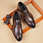 Ruggiero | Boss-Inspired Faux Leather Shoes