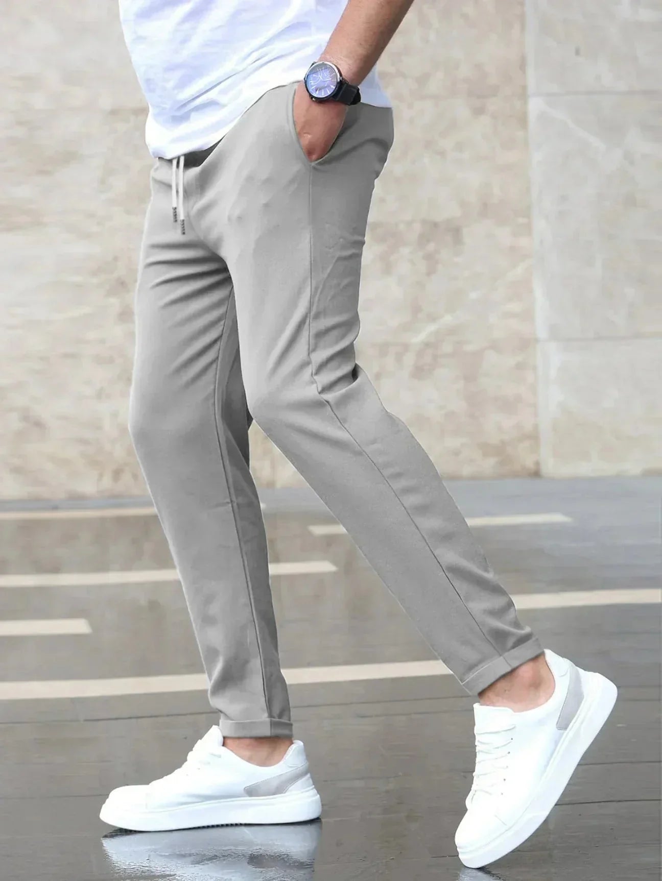 Men's Casual Slim-Fit Joggers
