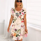 Maribel | Layered Floral Summer Dress