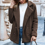 Taliah | Cozy Lapel Collar Jacket