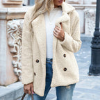 Taliah | Cozy Lapel Collar Jacket