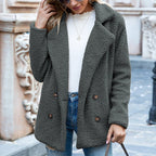 Taliah | Cozy Lapel Collar Jacket