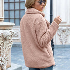 Taliah | Cozy Lapel Collar Jacket