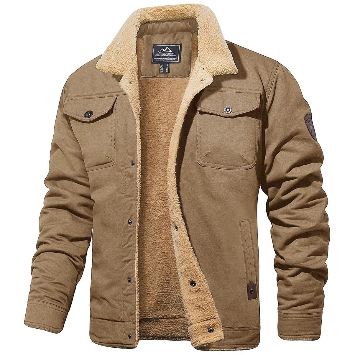 Men’s Sherpa Lined Utility Jacket