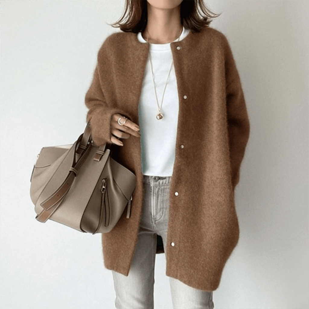 Adelaide | Elegant Wool Cardigan