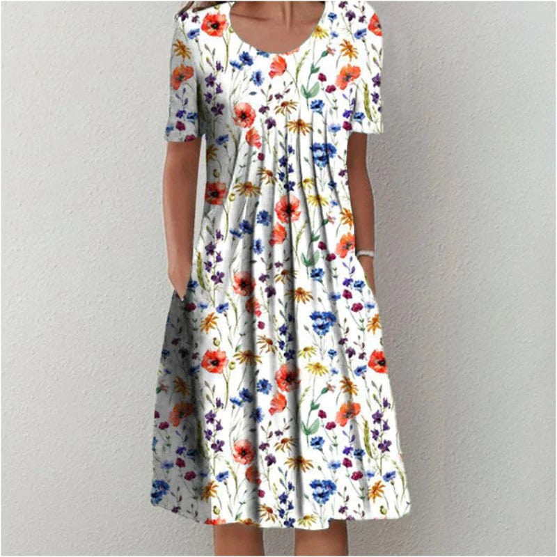 Callista | Bloom Print  Midi Dress